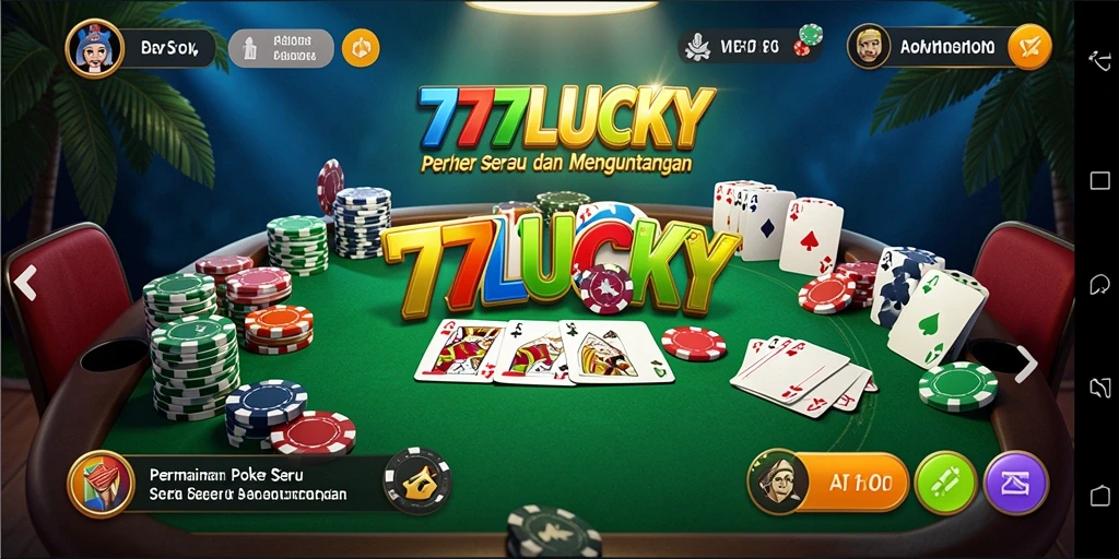 Gameplay menegangkan di 777LUCKY dengan pemain yang bersaing.
