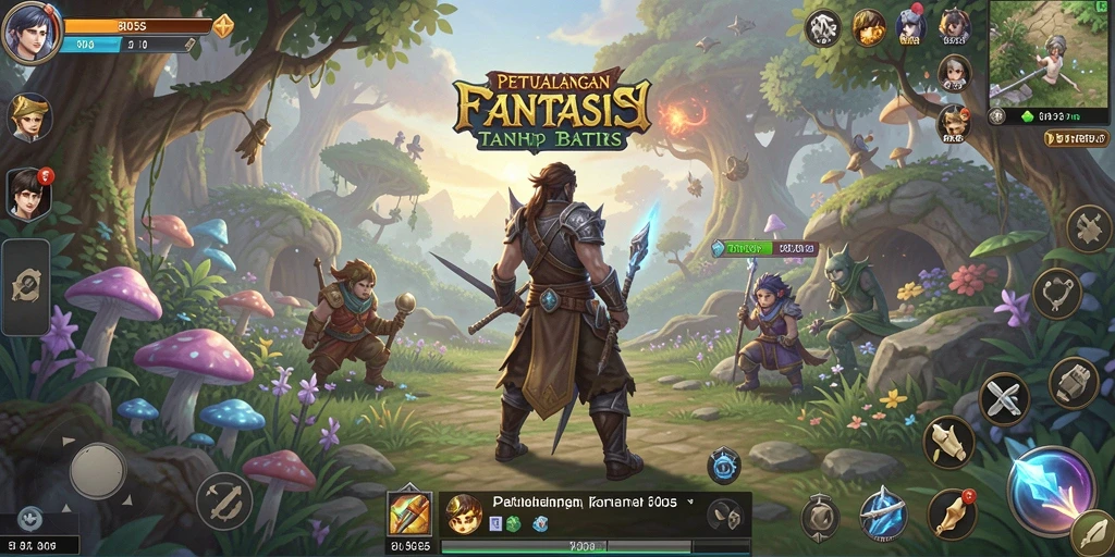 Gameplay RPG yang menegangkan dan menghibur di 8055.