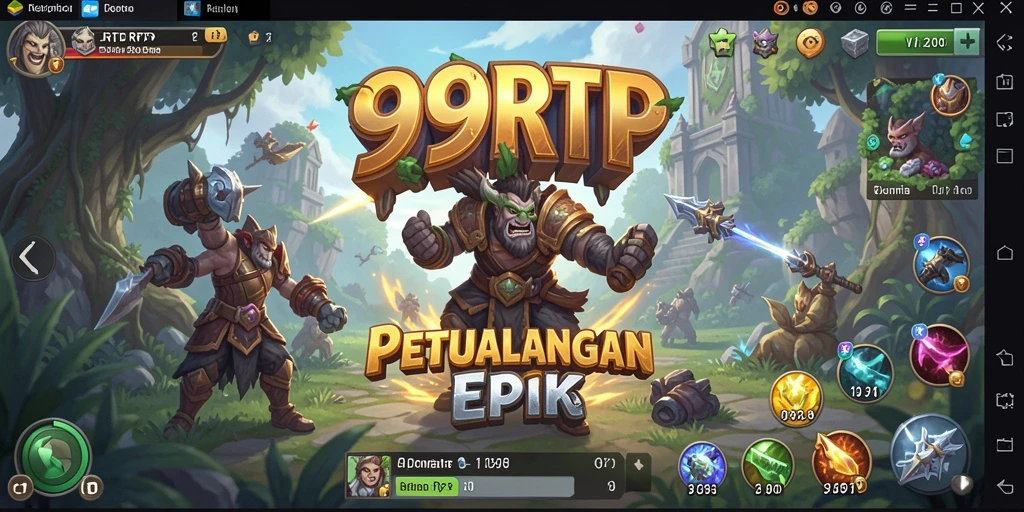 Tangkapan layar menampilkan aksi seru dalam pertempuran RPG.
