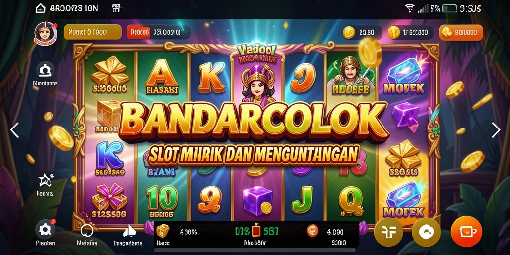 Tampilan gameplay seru dan menarik dari BANDARCOLOK.