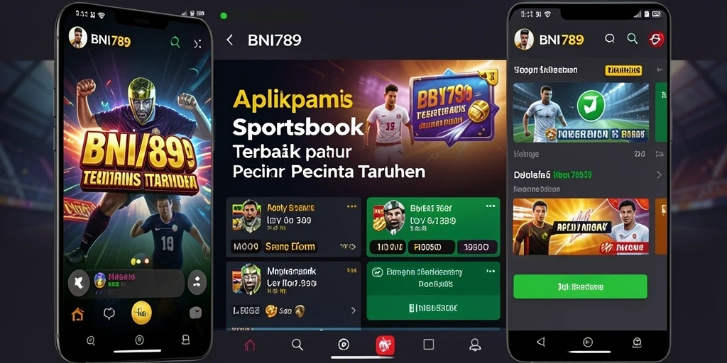 Tampilan screenshot aplikasi BNI789 dengan gameplay Sportsbook yang menarik.