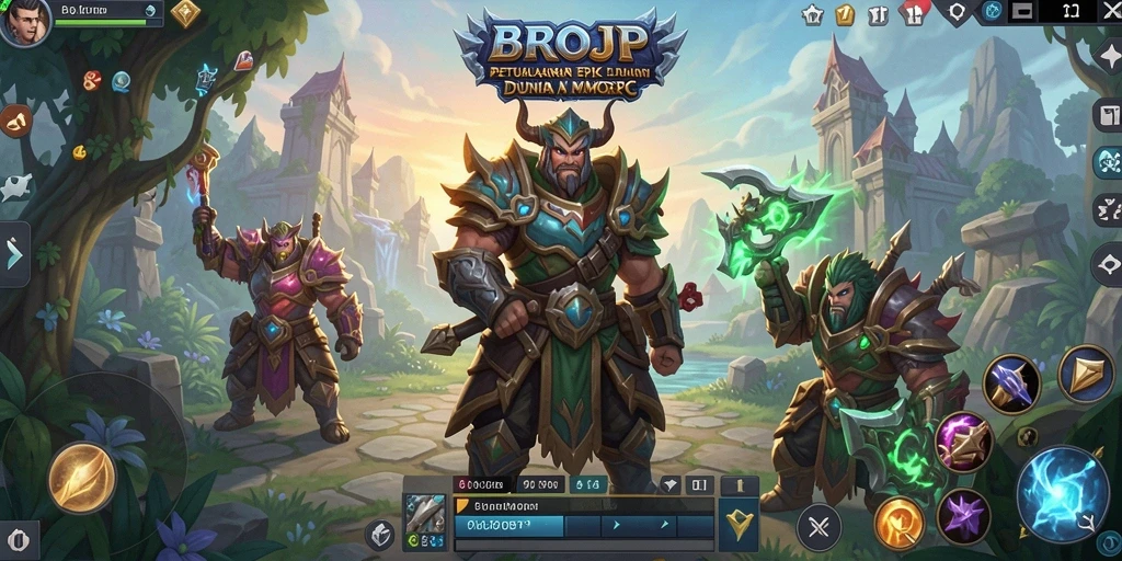 Gameplay BROJP yang epik dan petualangan yang menyenangkan.
