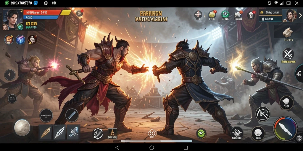 Gameplay Fighting yang mendebarkan dari DIREKTURTOTO.