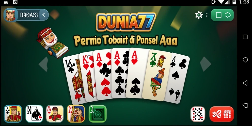 Tampilan gameplay menarik dalam DUNIA77 yang mengasyikkan.