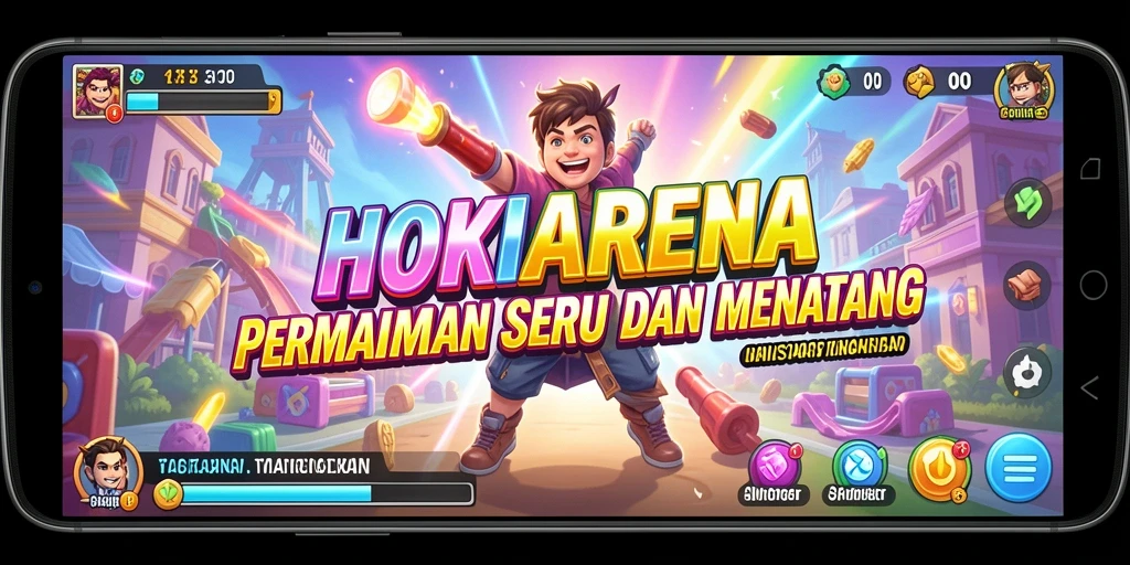 Tampilan gameplay HOKIARENA yang seru dan penuh aksi.