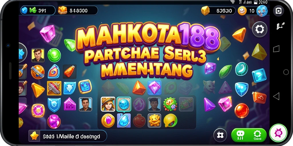 Tampilan menarik gameplay MAHKOTA188 yang penuh warna.
