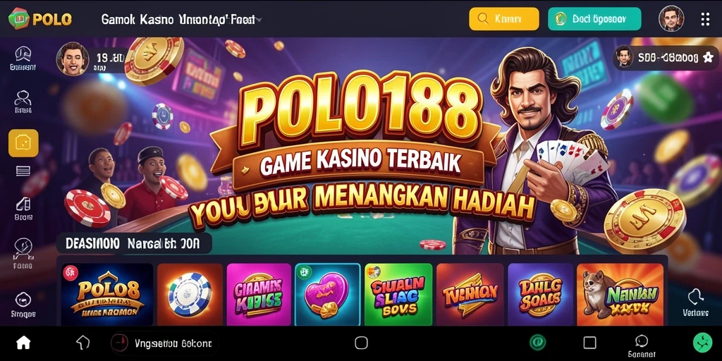 Tampilan antarmuka menarik dari gameplay Kasino POLO188.