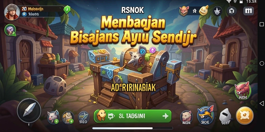 Tampilan gameplay menegangkan di dunia Tycoon.