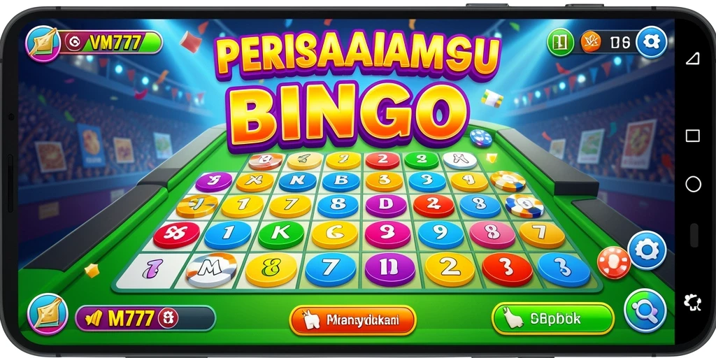 Tampilan gameplay VM777 yang menarik saat bermain Bingo.